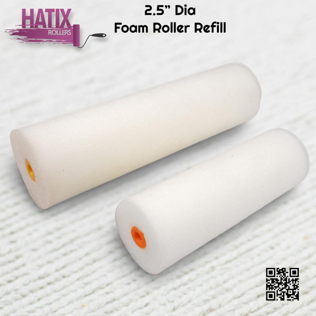 WATER BASE FOAM ROLLER 2.5 DIA